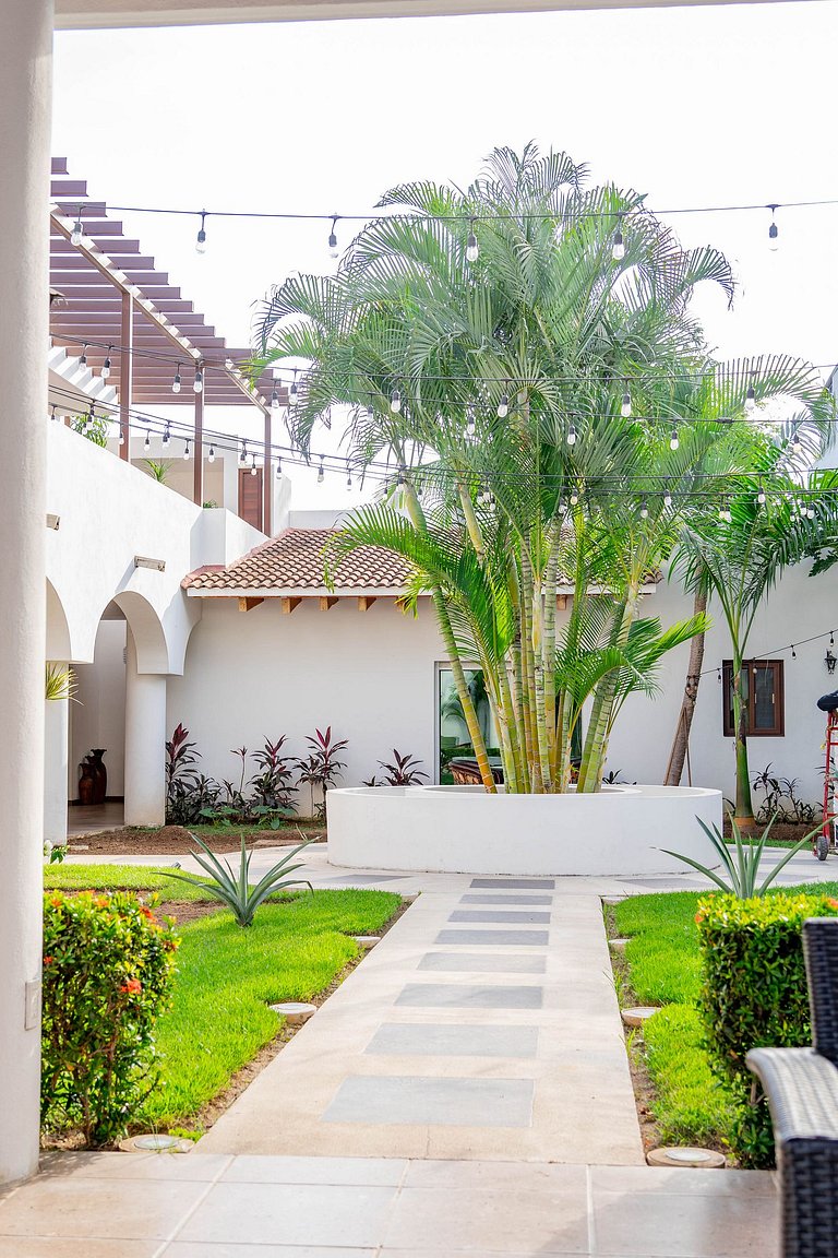 Casa Huapango Studio suite with kitchenette.