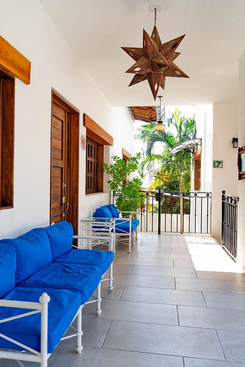 Casa Koke One bedroom suite with patio.