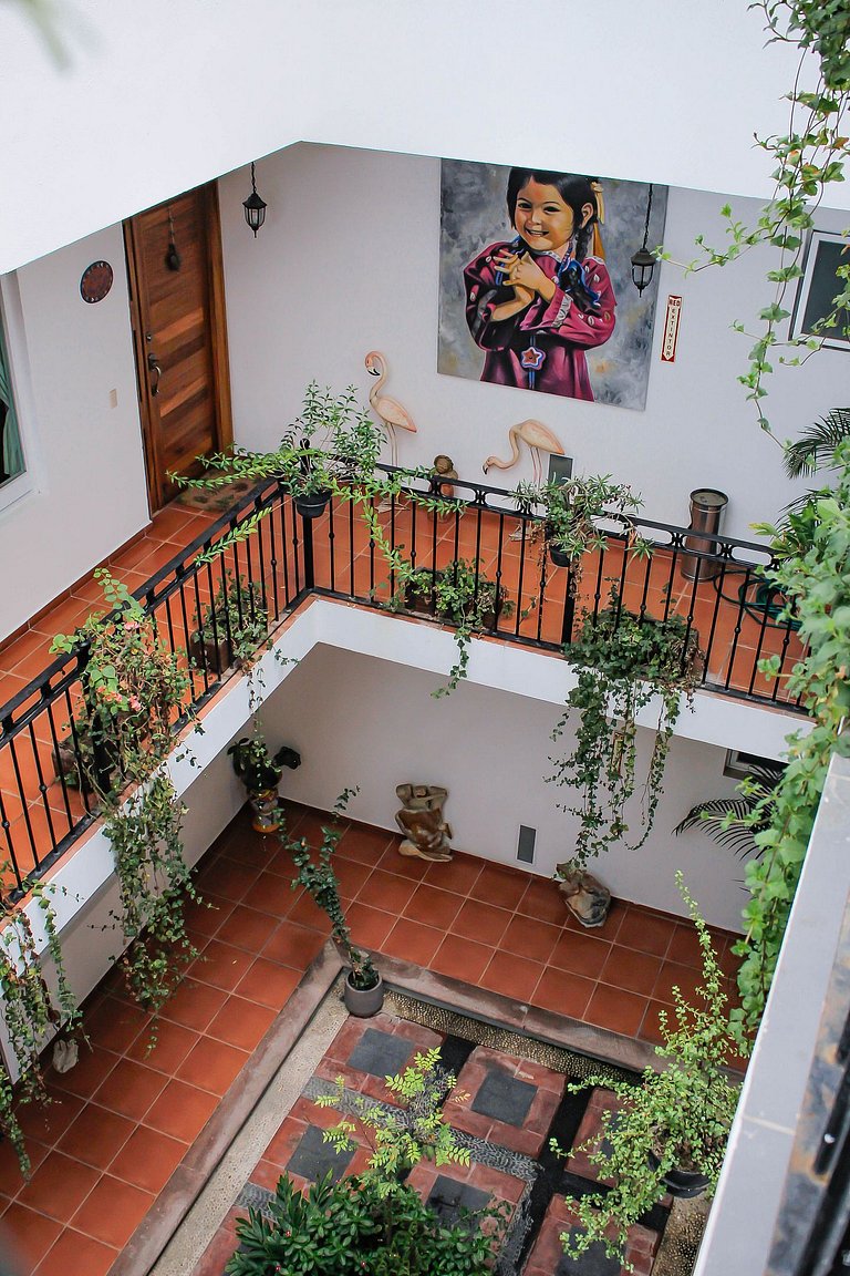 Casa Silvia Suite de una recámara con balcón.